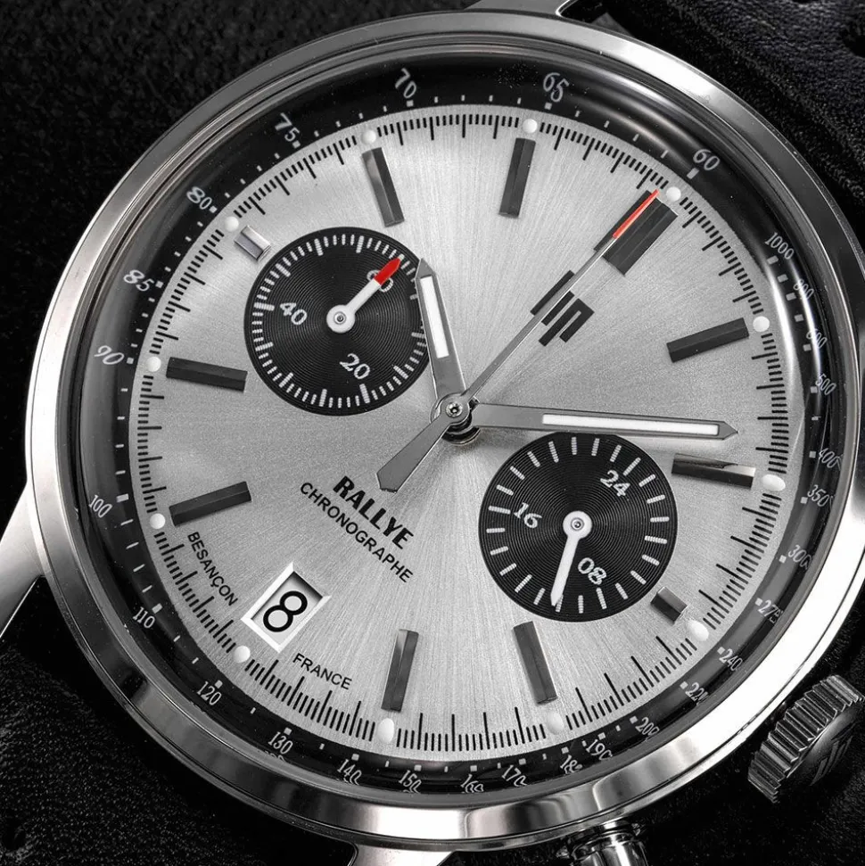 Montre Lip Rallye Meca-Quartz Argenté