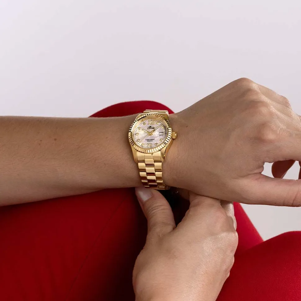 Montre Lotus Freedom Collection Nacre Blanche