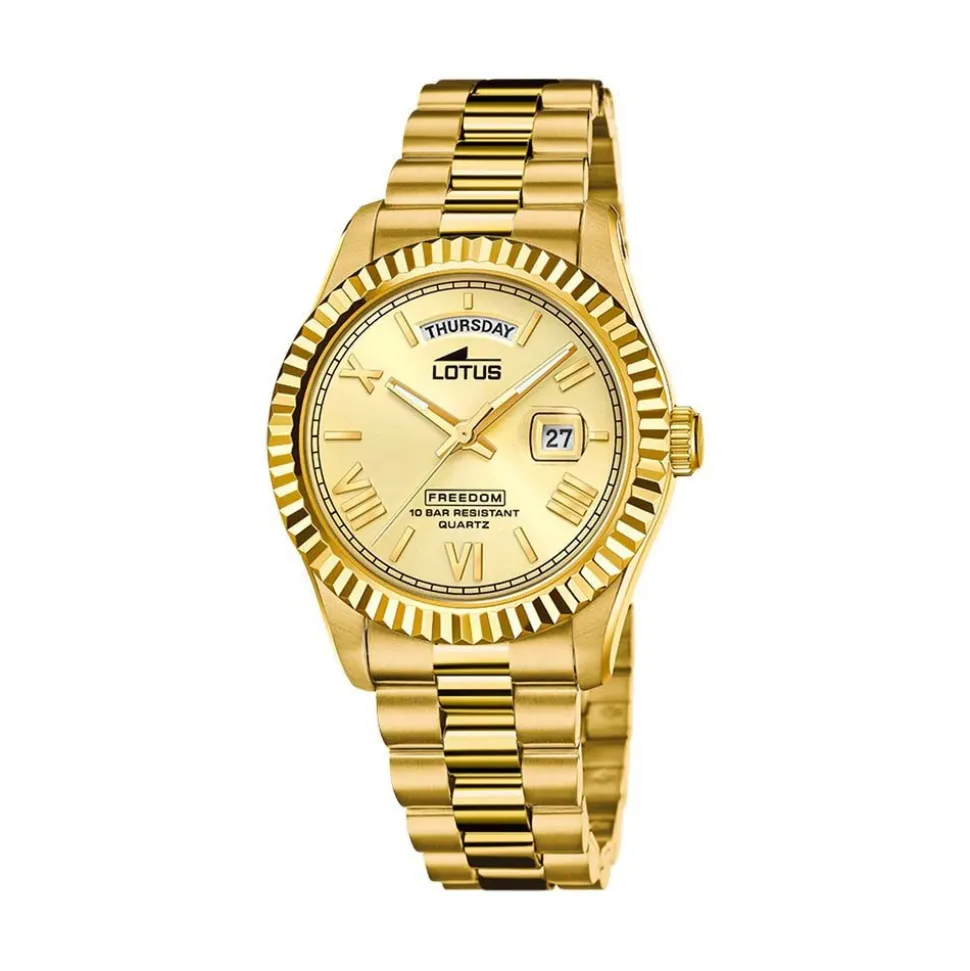 Montre Lotus Freedom Collection Doré