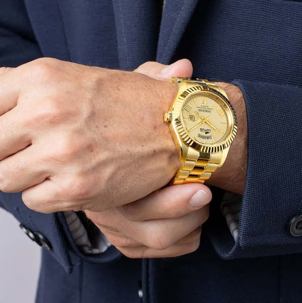 Montre Lotus Freedom Collection Doré