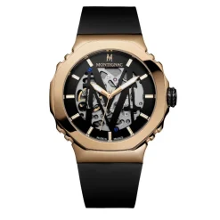 Montre Montignac Octagon Automatique Noir