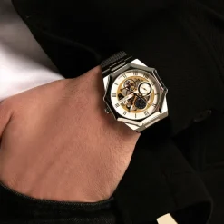 Montre Montignac Octagon Blanc