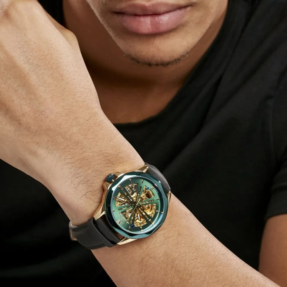 Montre Montignac Round Automatique Vert