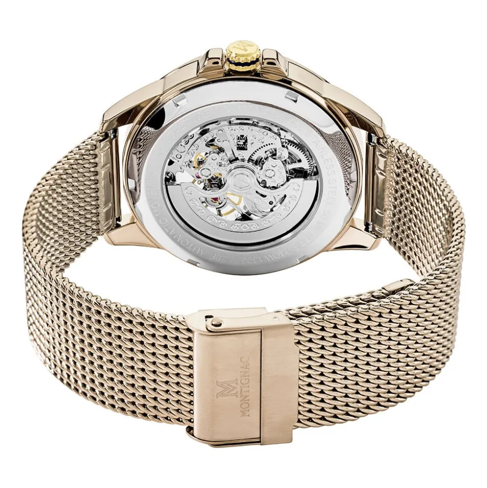 Montre Montignac Round Automatique Champagne