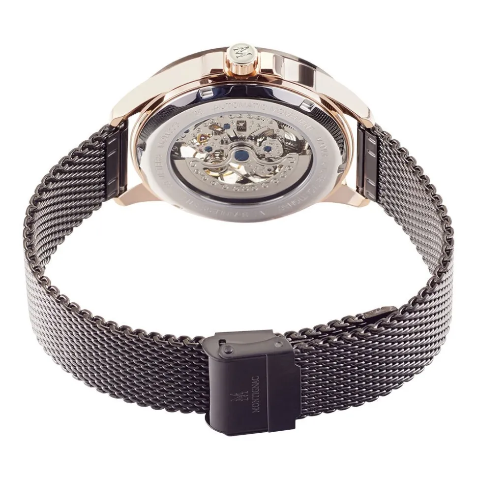 Montre Montignac Round Automatique Noir