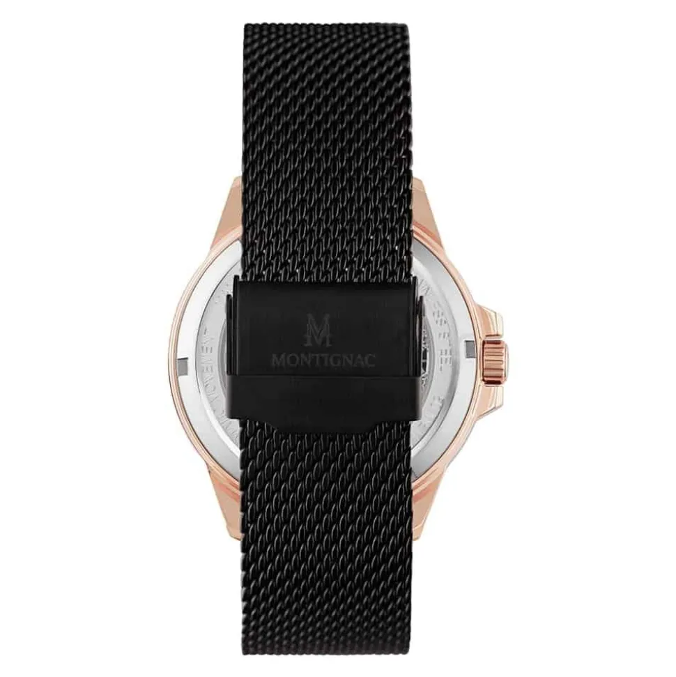 Montre Montignac Round Automatique Noir