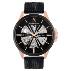 Montre Montignac Round Automatique Noir