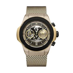 Montre Montignac Round Chrono Champagne