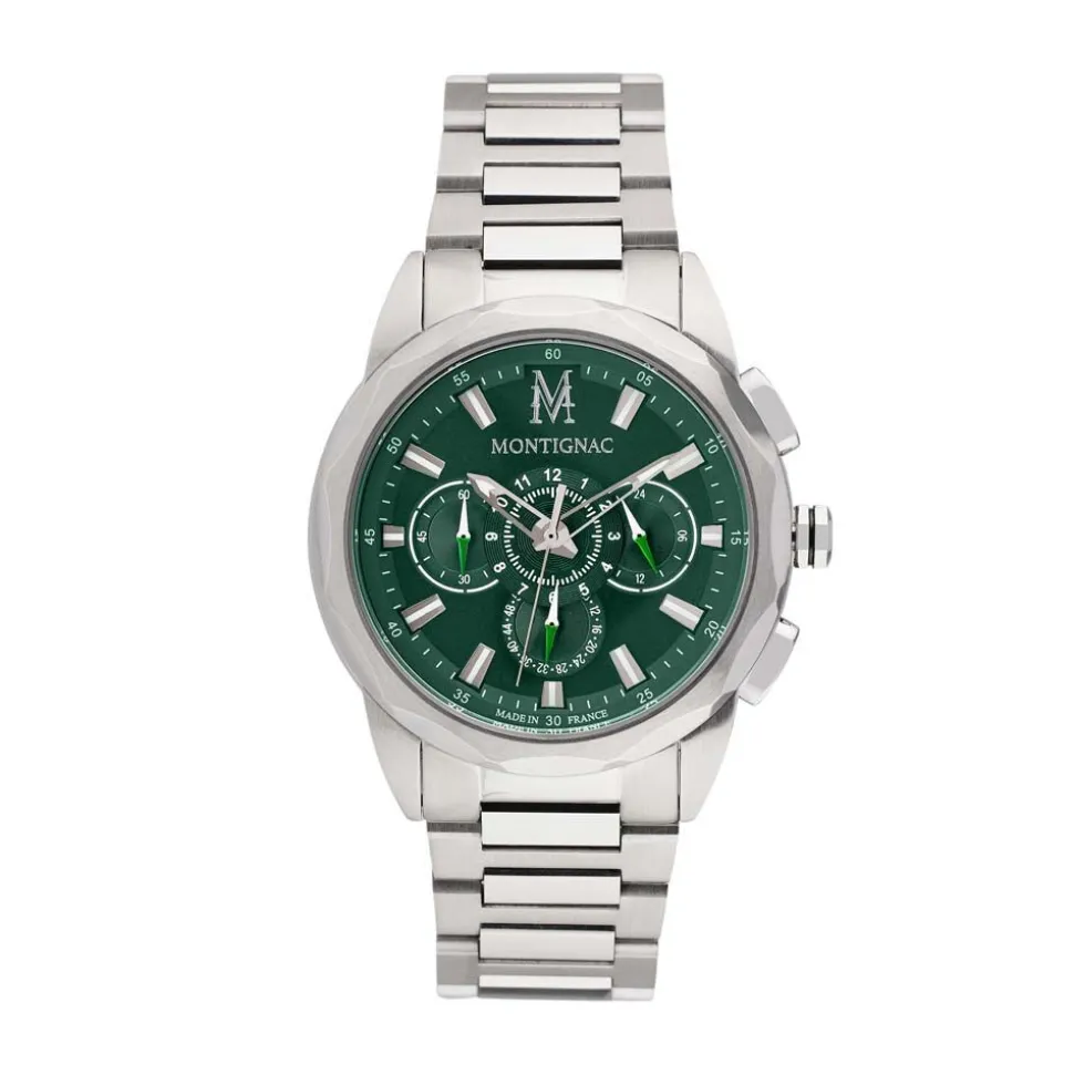 Montre Montignac Round Multifonction Vert