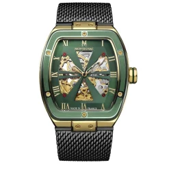 Montre Montignac Tonneau Automatique Vert