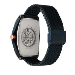 Montre Montignac Tonneau Automatique Bleu