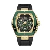Montre Montignac Tonneau Chrono Noir