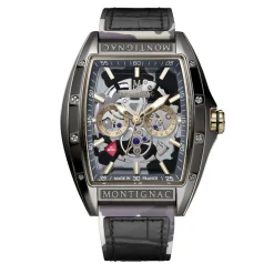 Montre Montignac Tonneau Noir