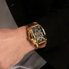Montre Montignac Tonneau Noir