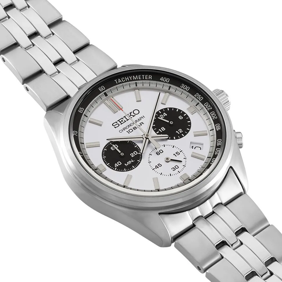 Montre Seiko Sport Bicolore Blanc / Noir