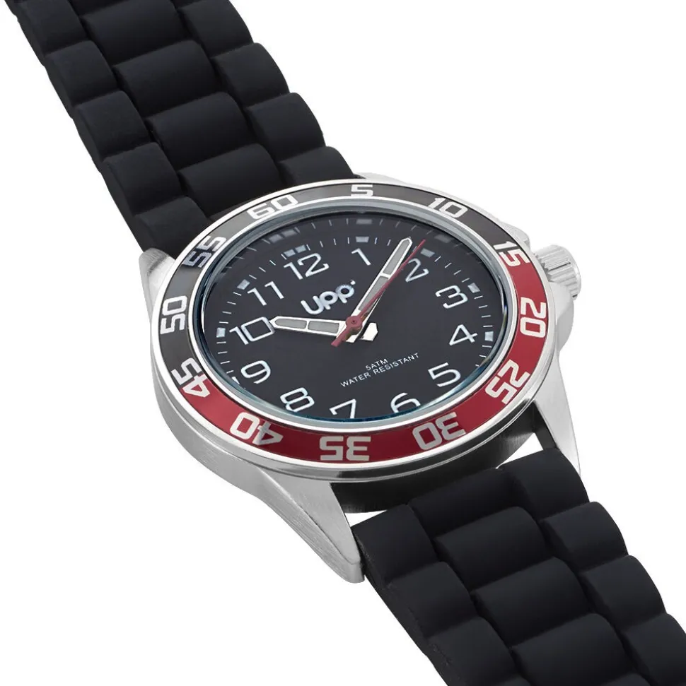 Montre Upp Axel Noir Et Rouge