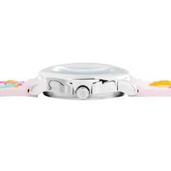 Montre Upp Fuzzy Rose Et Blanc