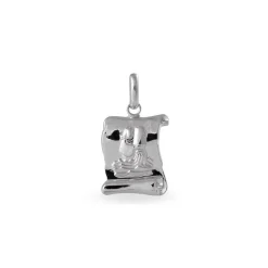 Pendentif Afia Argent Blanc