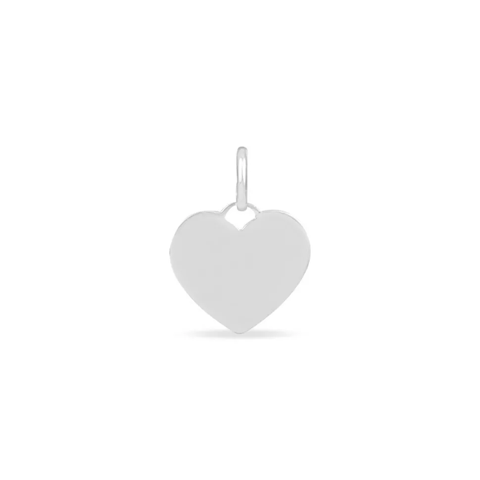 Pendentif Ange Coeur Or Blanc