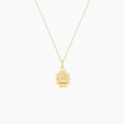 Pendentif Ange Nuage Or Jaune