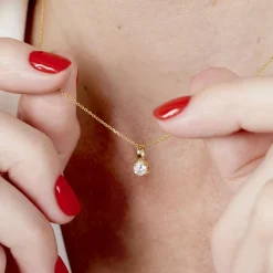 Pendentif Aphrodite Or Jaune Diamant