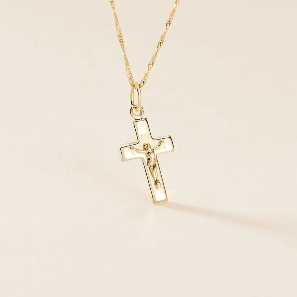 Pendentif Arabel Croix Or Jaune