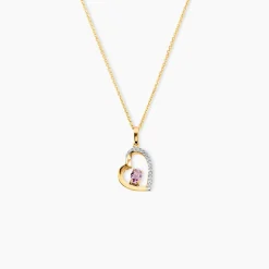 Pendentif Arduinna Or Jaune Améthyste