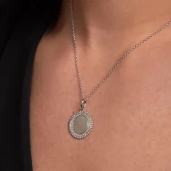 Marc Orian Pendentifs|Pendentifs Personnalisés > Pendentif Ashe Argent Blanc