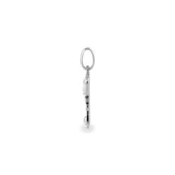Pendentif Aysenur Argent Blanc
