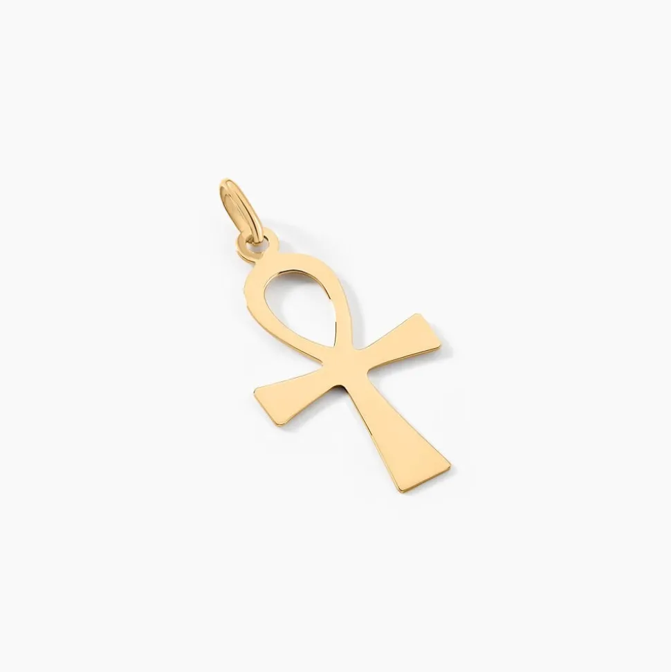 Pendentif Basilissa Croix De Vie Or Jaune
