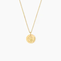 Pendentif Bergonia Zodiaque Or Jaune