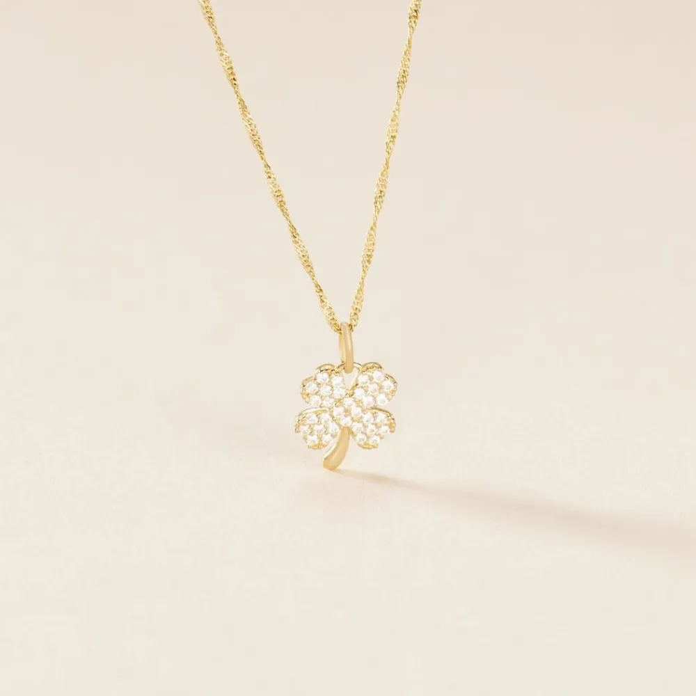 Marc Orian Bijoux Zirconium|Pendentifs > Pendentif Brewal Or Jaune Oxydes De Zirconium