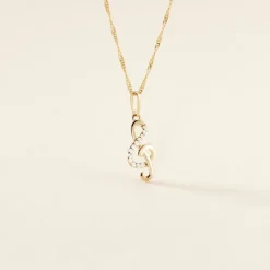 Marc Orian Bijoux Zirconium|Pendentifs > Pendentif Caprais Or Jaune Oxydes De Zirconium