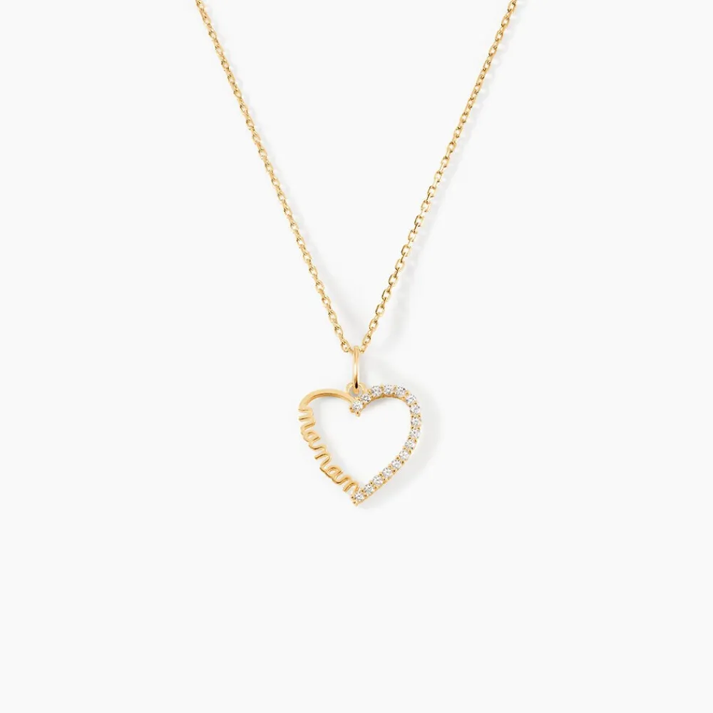 Marc Orian Bijoux Zirconium|Idées Cadeaux Femme > Pendentif Chiela Or Jaune Oxyde De Zirconium