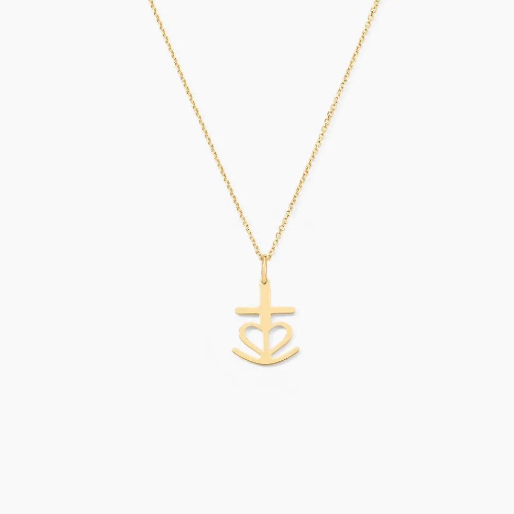 Marc Orian Pendentifs|Bijoux Homme > Pendentif Cobeia Croix De Camargue Or Jaune