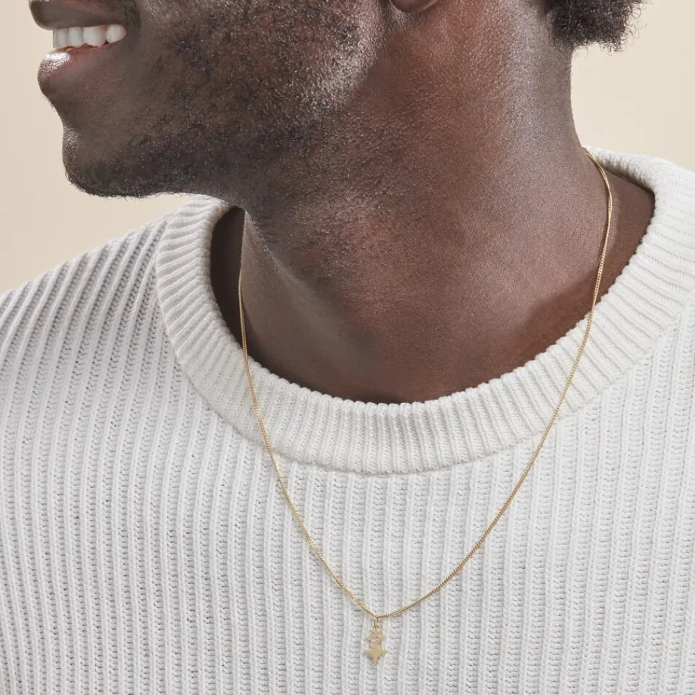 Marc Orian Pendentifs|Bijoux Homme > Pendentif Cobeia Croix Du Sud Or Jaune