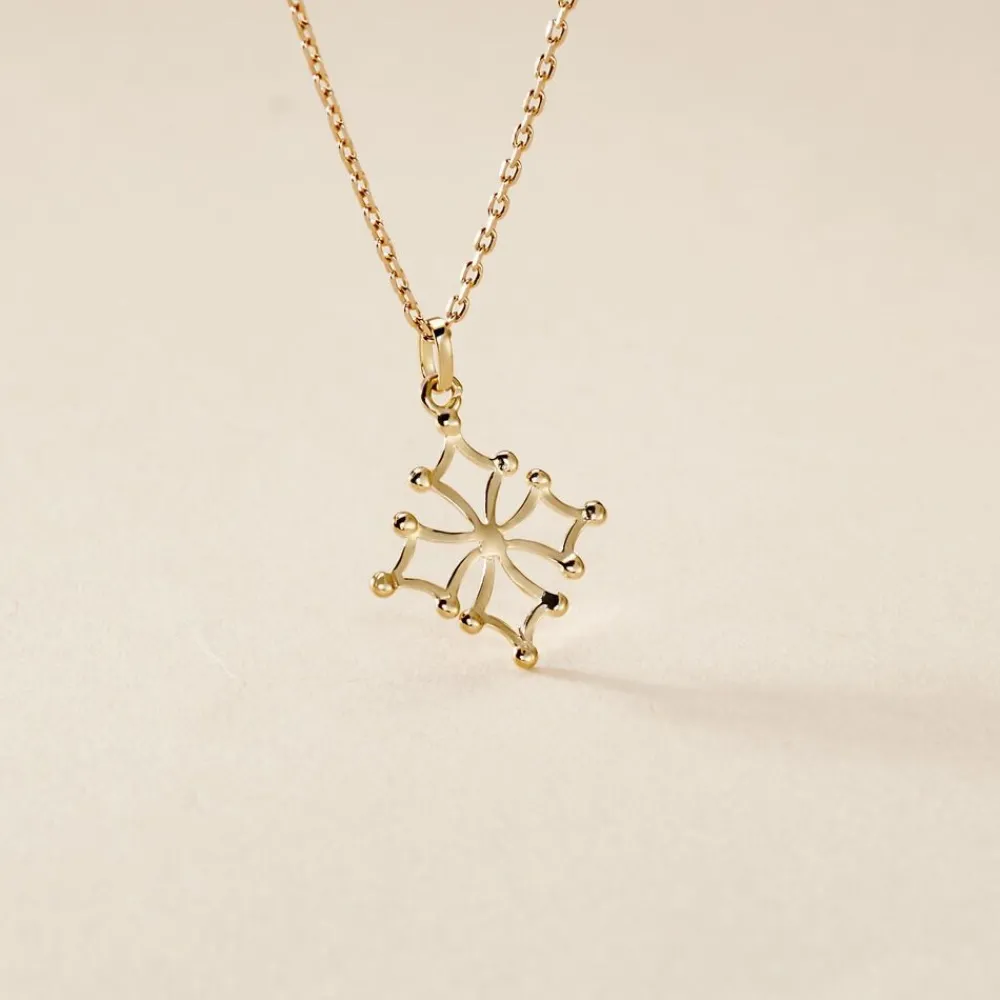 Marc Orian Pendentifs|Bijoux Homme > Pendentif Dajo Croix Occitane Or Jaune