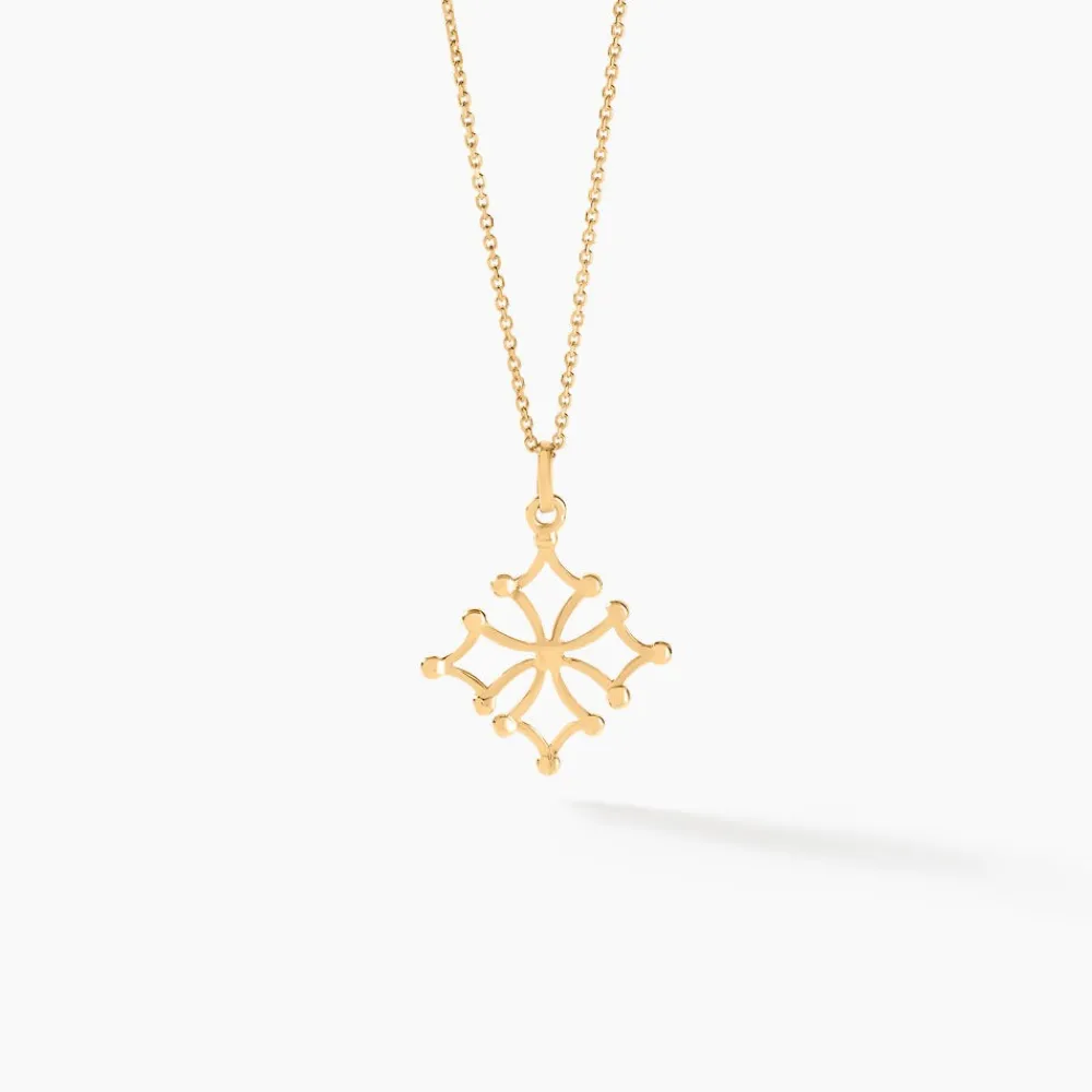 Marc Orian Pendentifs|Bijoux Homme > Pendentif Dajo Croix Occitane Or Jaune