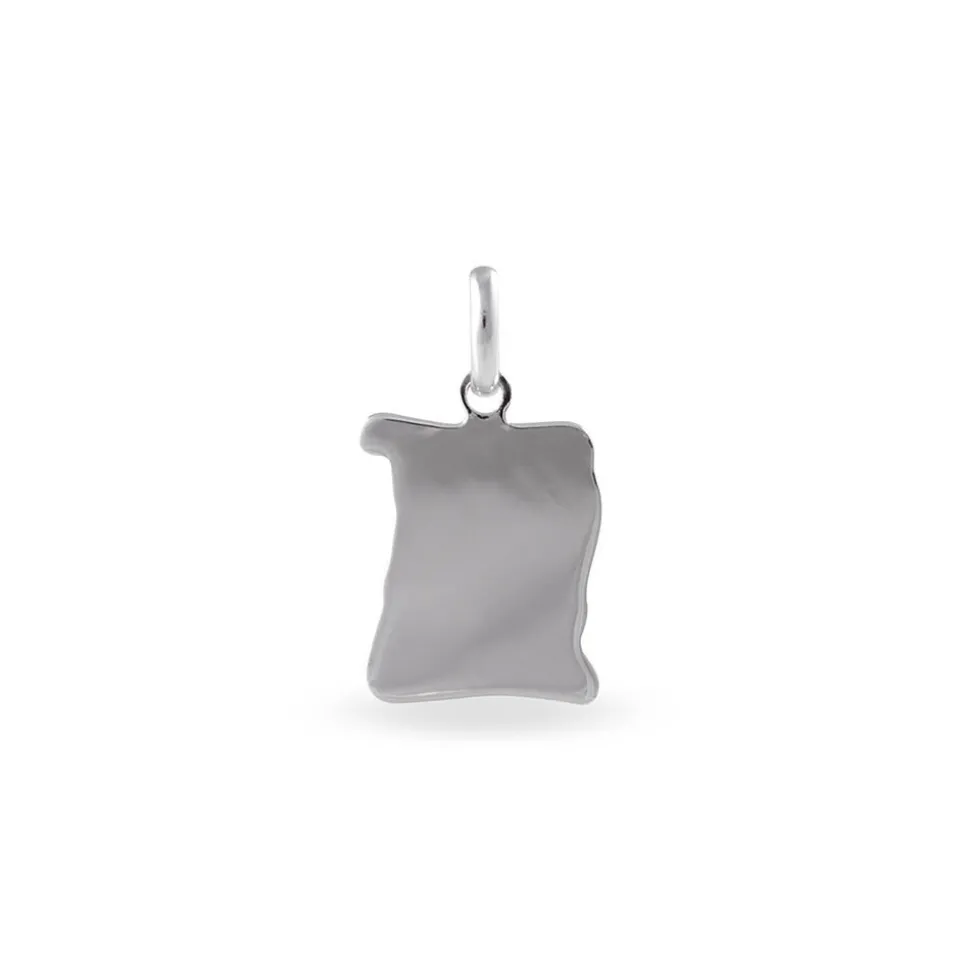 Pendentif Djaida Argent Blanc