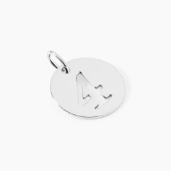 Pendentif Efiso Argent Blanc