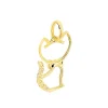 Marc Orian Bijoux Zirconium|Pendentifs > Pendentif Egee Chat Or Jaune Oxyde De Zirconium