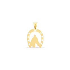 Marc Orian Pendentifs|Pendentifs > Pendentif Egide Fer A Cheval Or Jaune