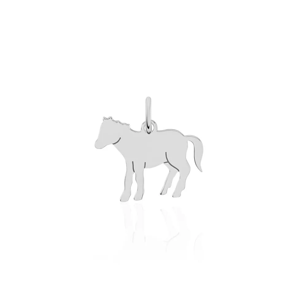 Pendentif Eitan Argent Blanc
