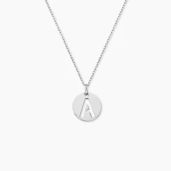 Pendentif Elio A Argent Blanc