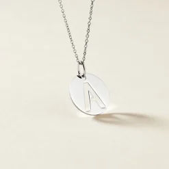 Pendentif Elio A Argent Blanc