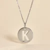 Pendentif Elio K Argent Blanc