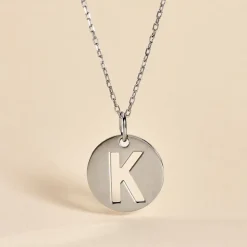 Pendentif Elio K Argent Blanc