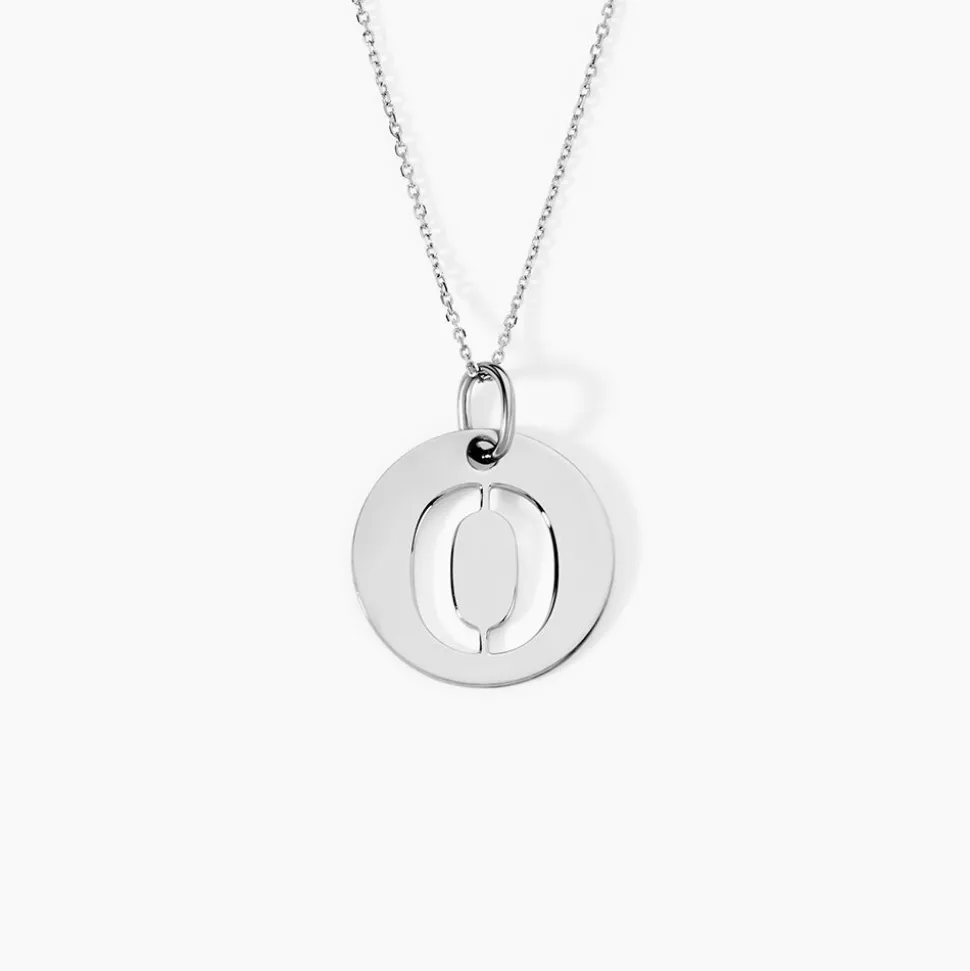 Pendentif Elio O Argent Blanc