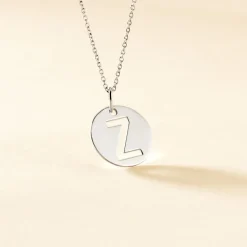 Pendentif Elio Z Argent Blanc