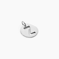 Pendentif Elio Z Argent Blanc